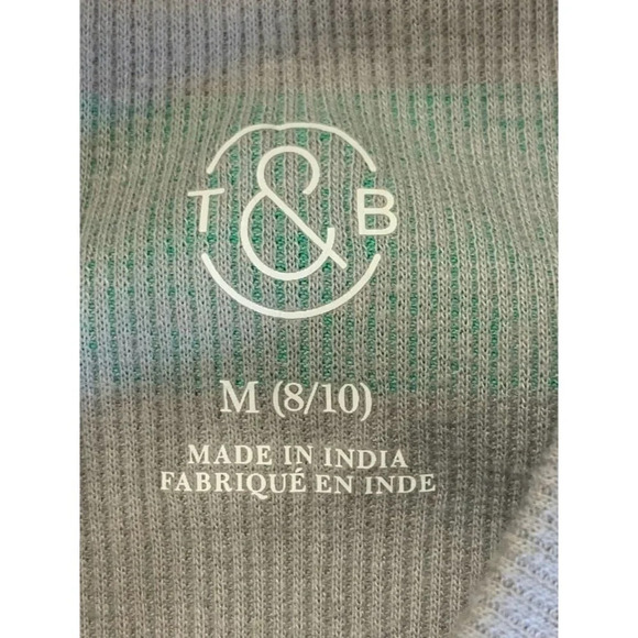 Treasure & Bond Girls Rainbow Ribbed Cotton Tank Top Size Size M NWT - Picture 7 of 11